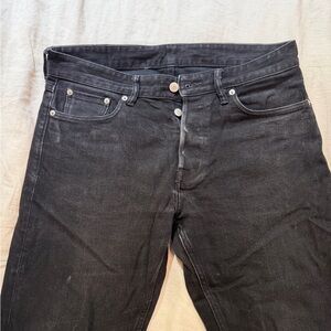 Buck Mason Black Selvedge Denim 32